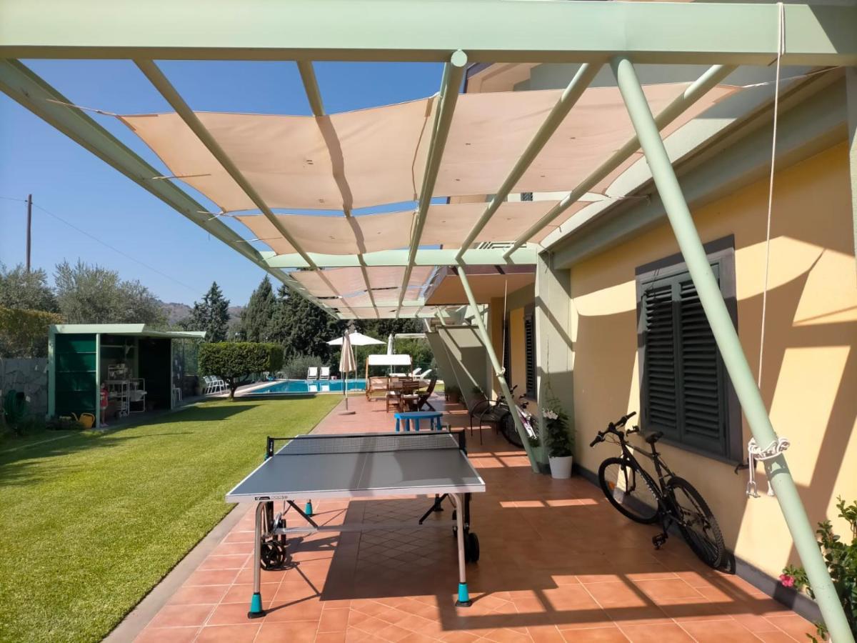 Villa Capogrecale - Piscina Riscaldata Piedimonte Etneo Buitenkant foto